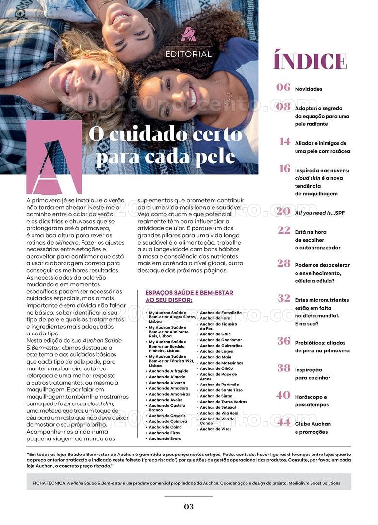 Antevisão Folheto AUCHAN Saúde e Bem-Estar Promoções de 1 a 31 maio