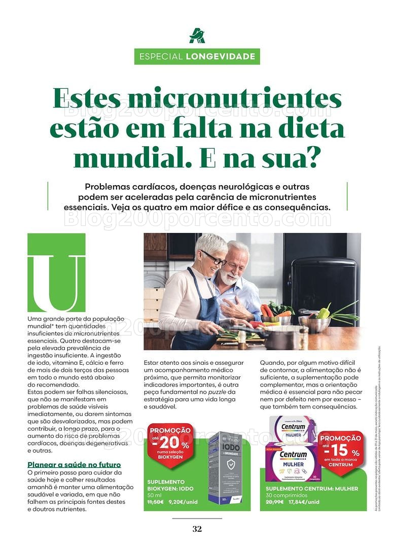 Antevisão Folheto AUCHAN Saúde e Bem-Estar Promoções de 1 a 31 maio