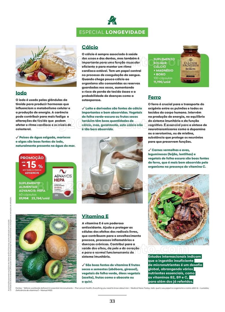 Antevisão Folheto AUCHAN Saúde e Bem-Estar Promoções de 1 a 31 maio