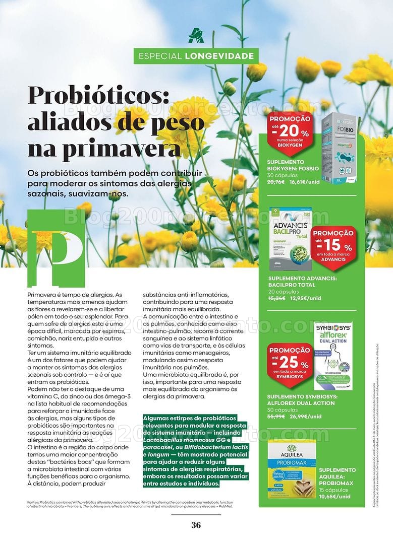 Antevisão Folheto AUCHAN Saúde e Bem-Estar Promoções de 1 a 31 maio