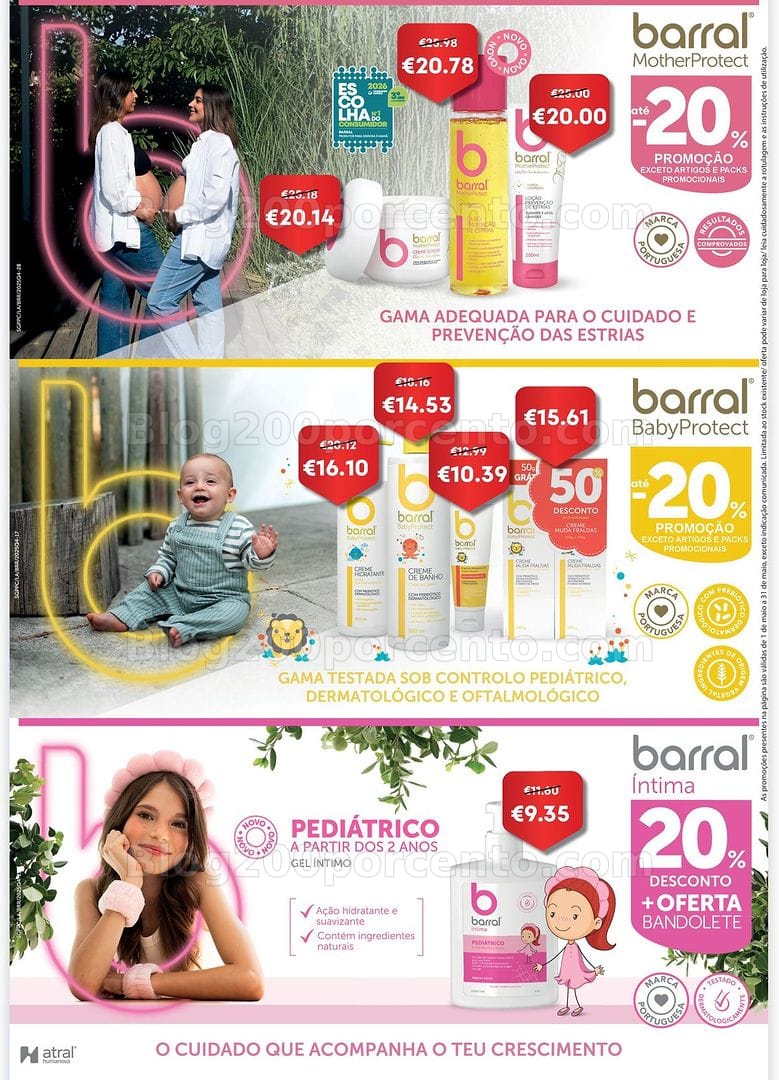Antevisão Folheto AUCHAN Saúde e Bem-Estar Promoções de 1 a 31 maio