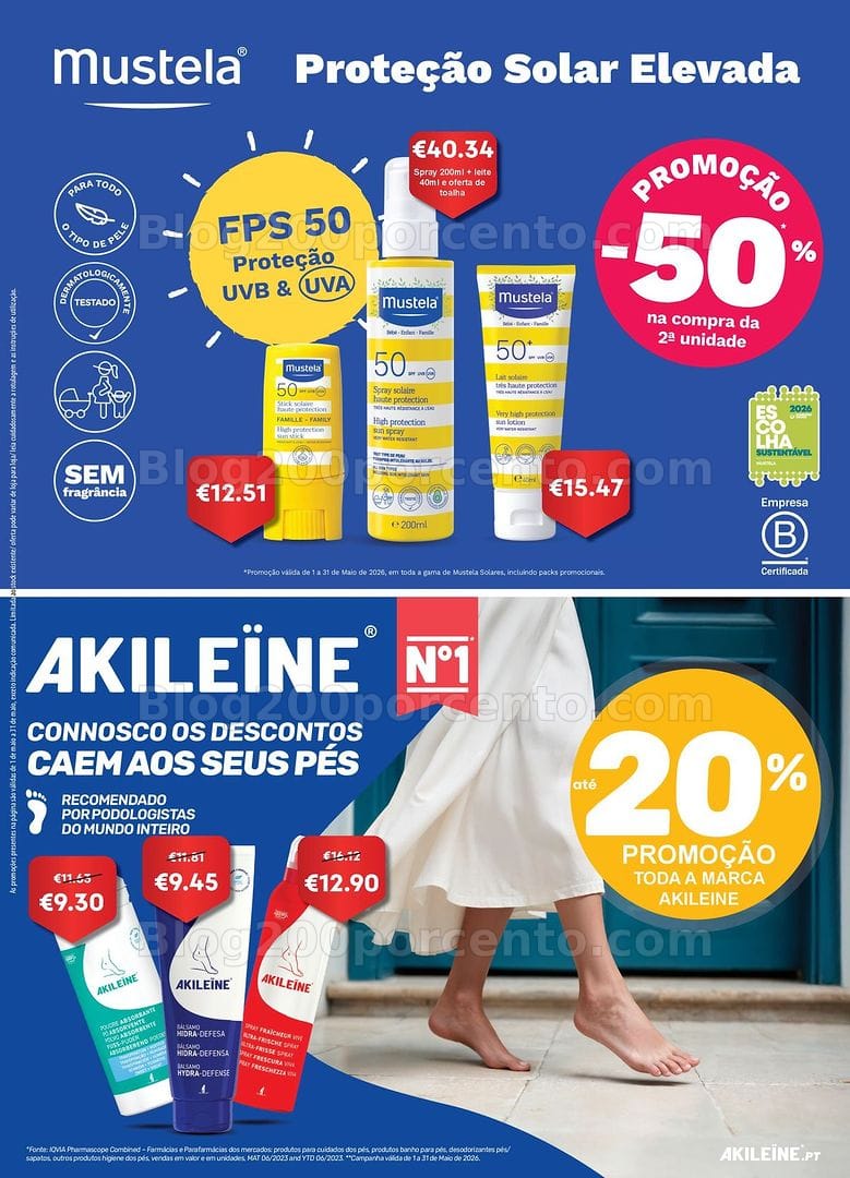Antevisão Folheto AUCHAN Saúde e Bem-Estar Promoções de 1 a 31 maio
