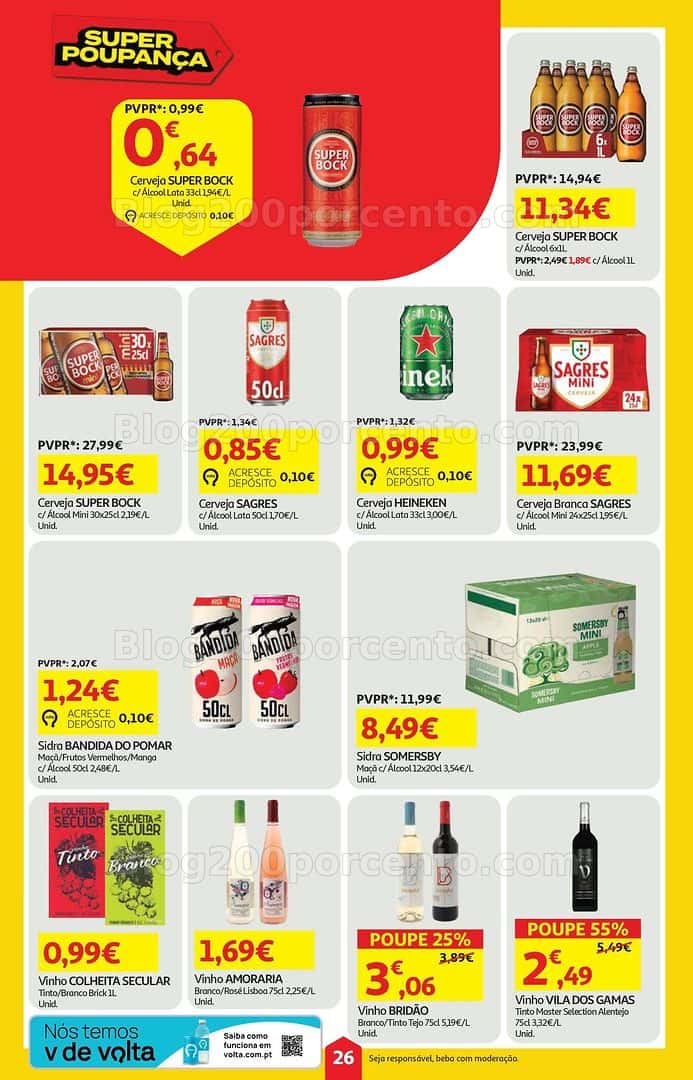 Antevisão Folheto AUCHAN Super Poupança Promoções de 23 a 29 abril