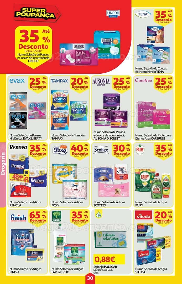 Antevisão Folheto AUCHAN Super Poupança Promoções de 23 a 29 abril