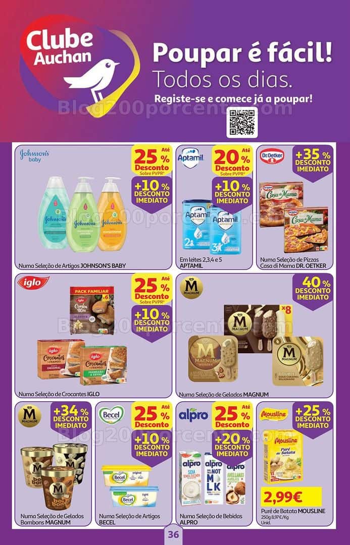 Antevisão Folheto AUCHAN Super Poupança Promoções de 23 a 29 abril