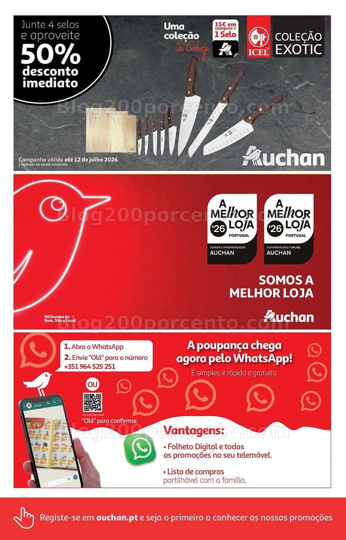 Antevisão Folheto AUCHAN Super Poupança Promoções de 23 a 29 abril