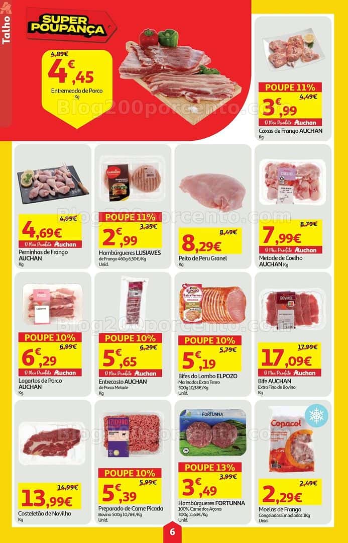 Antevisão Folheto AUCHAN Super Poupança Promoções de 23 a 29 abril