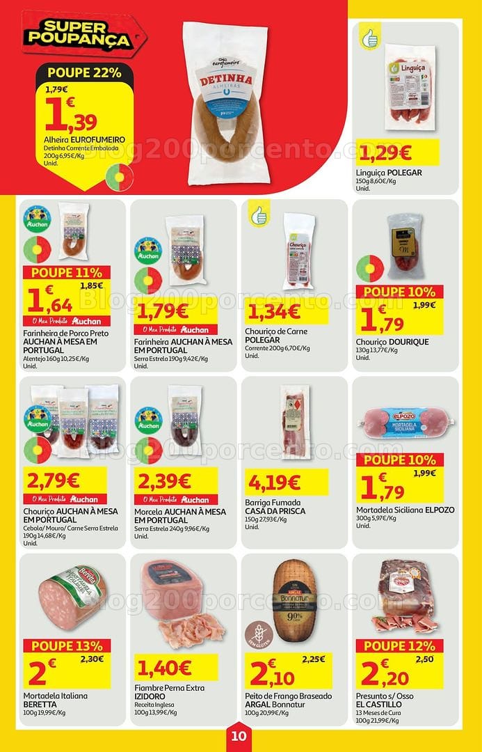 Antevisão Folheto AUCHAN Super Poupança Promoções de 30 abril a 6 maio
