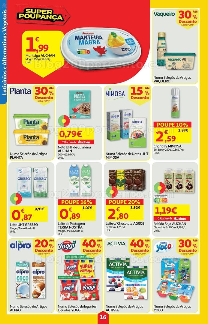 Antevisão Folheto AUCHAN Super Poupança Promoções de 30 abril a 6 maio