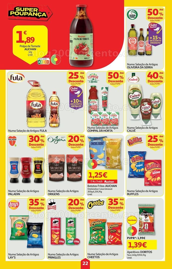 Antevisão Folheto AUCHAN Super Poupança Promoções de 30 abril a 6 maio