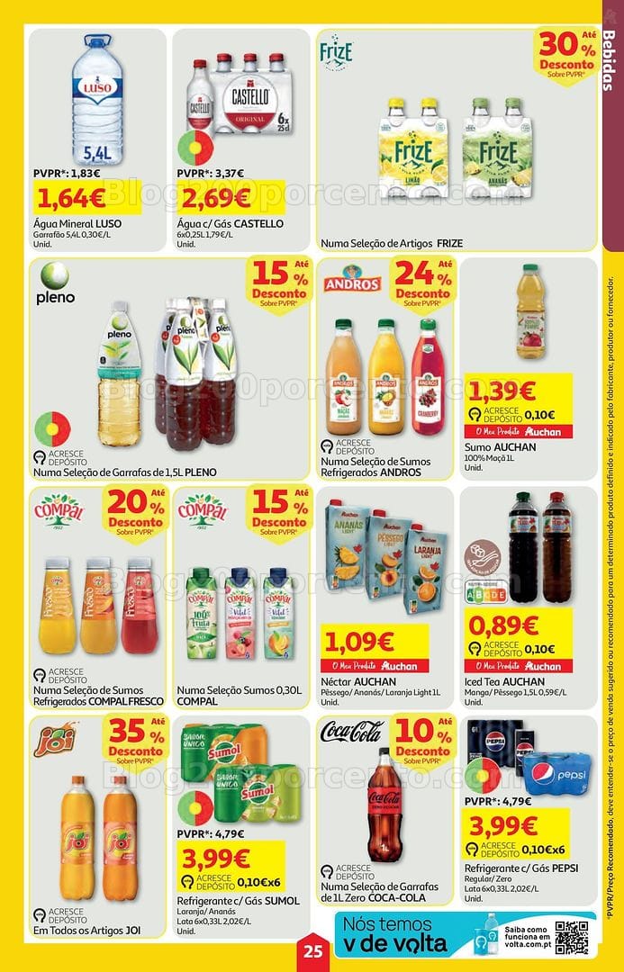 Antevisão Folheto AUCHAN Super Poupança Promoções de 30 abril a 6 maio