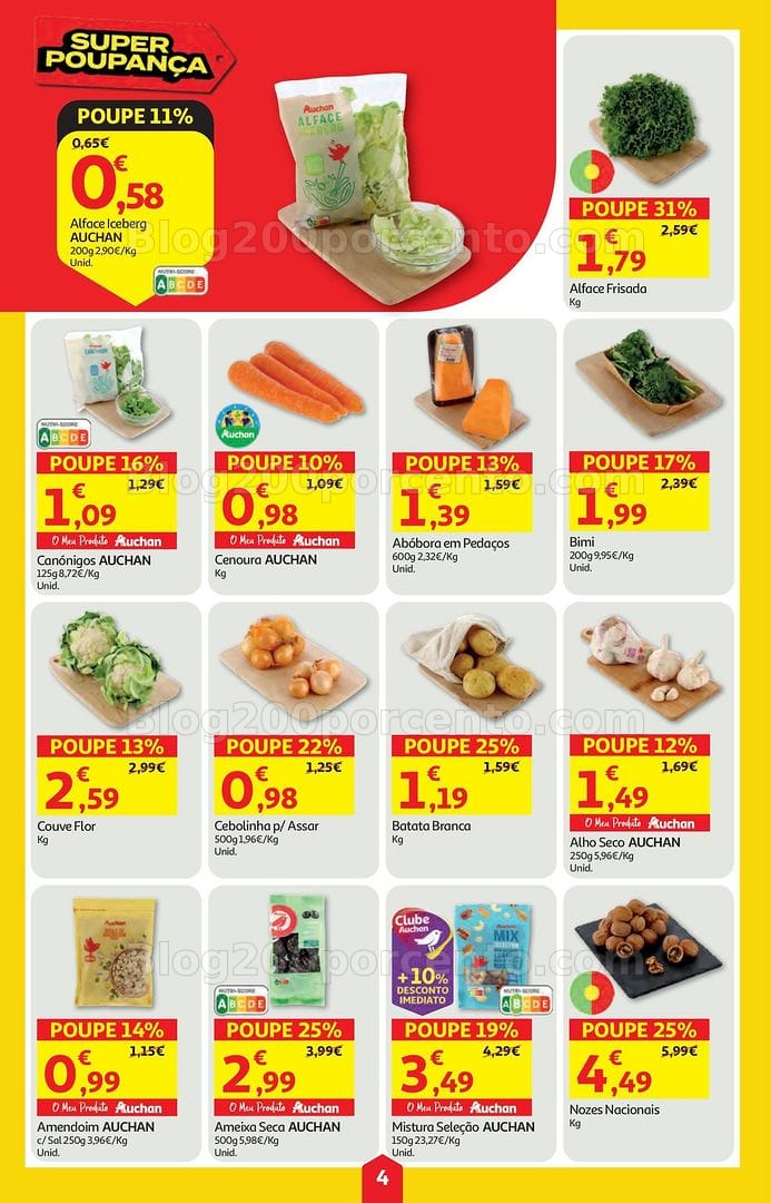 Antevisão Folheto AUCHAN Super Poupança Promoções de 30 abril a 6 maio