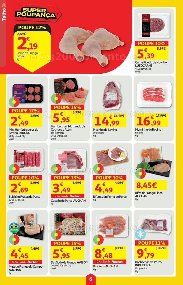 Antevisão Folheto AUCHAN Super Poupança Promoções de 30 abril a 6 maio
