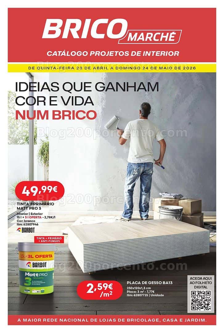 Antevisão Folheto BRICOMARCHÉ Promoções de 23 abril a 24 maio