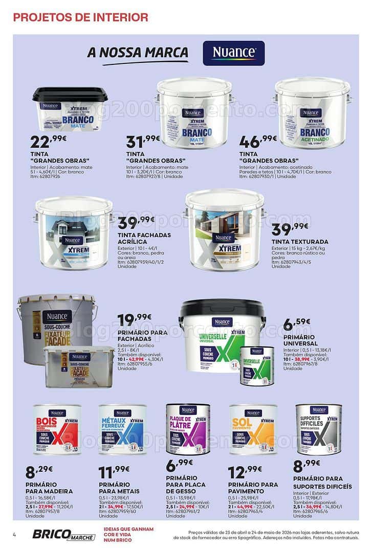 Antevisão Folheto BRICOMARCHÉ Promoções de 23 abril a 24 maio