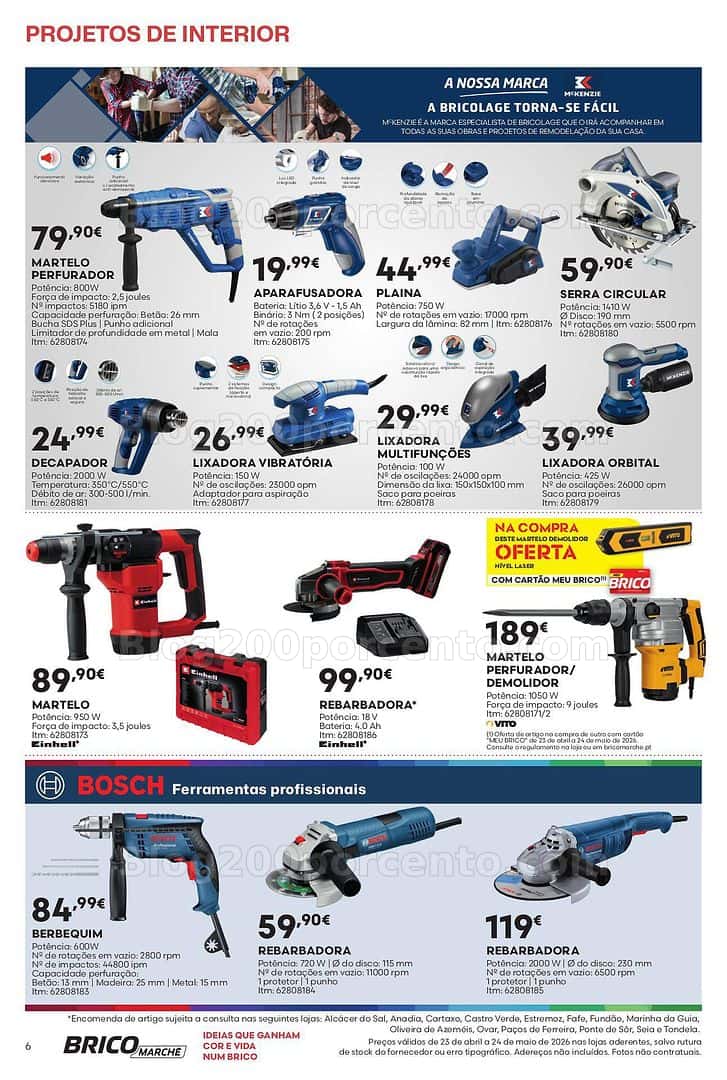 Antevisão Folheto BRICOMARCHÉ Promoções de 23 abril a 24 maio
