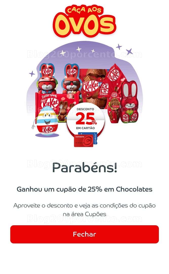 ALERTA - Caça aos ovos CONTINENTE ganhe cupões todos os dias até 5 abril - 3 abril!