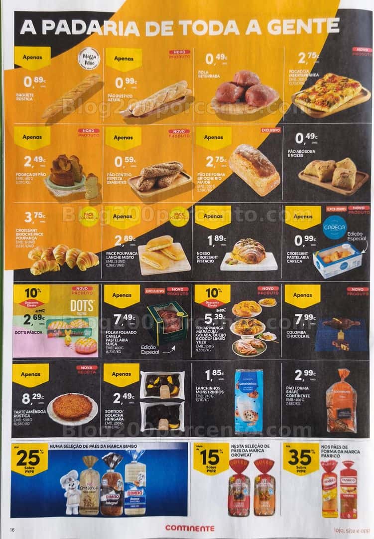 Antevisão Folheto CONTINENTE Promoções de 7 a 13 abril