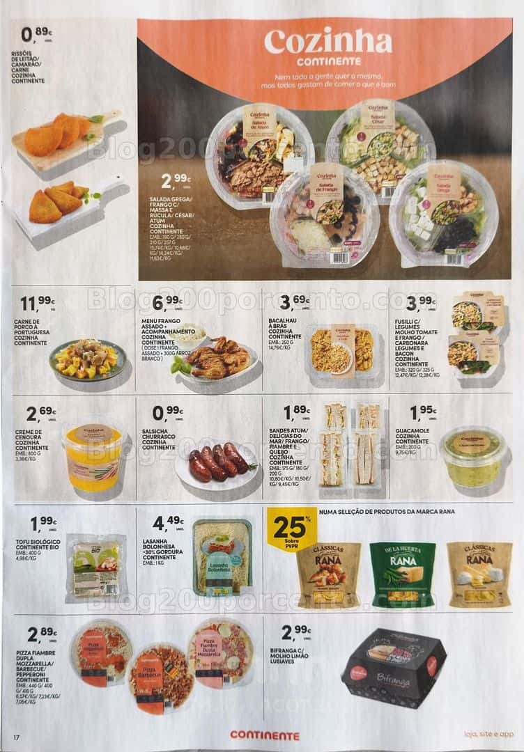 Antevisão Folheto CONTINENTE Promoções de 7 a 13 abril