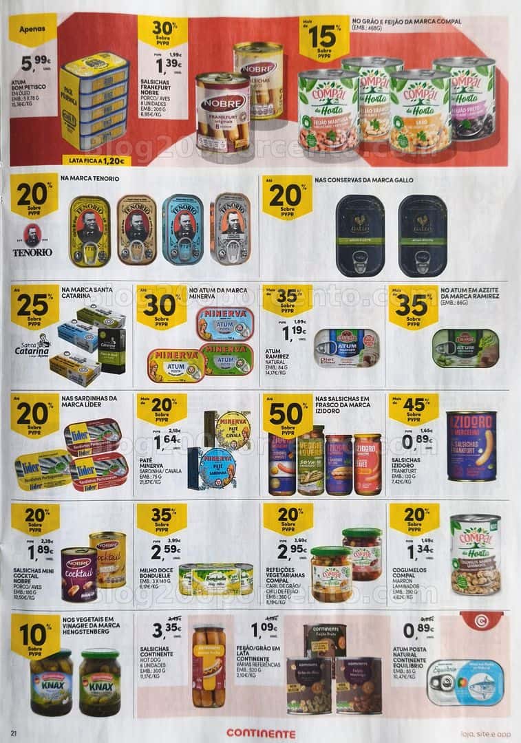 Antevisão Folheto CONTINENTE Promoções de 7 a 13 abril