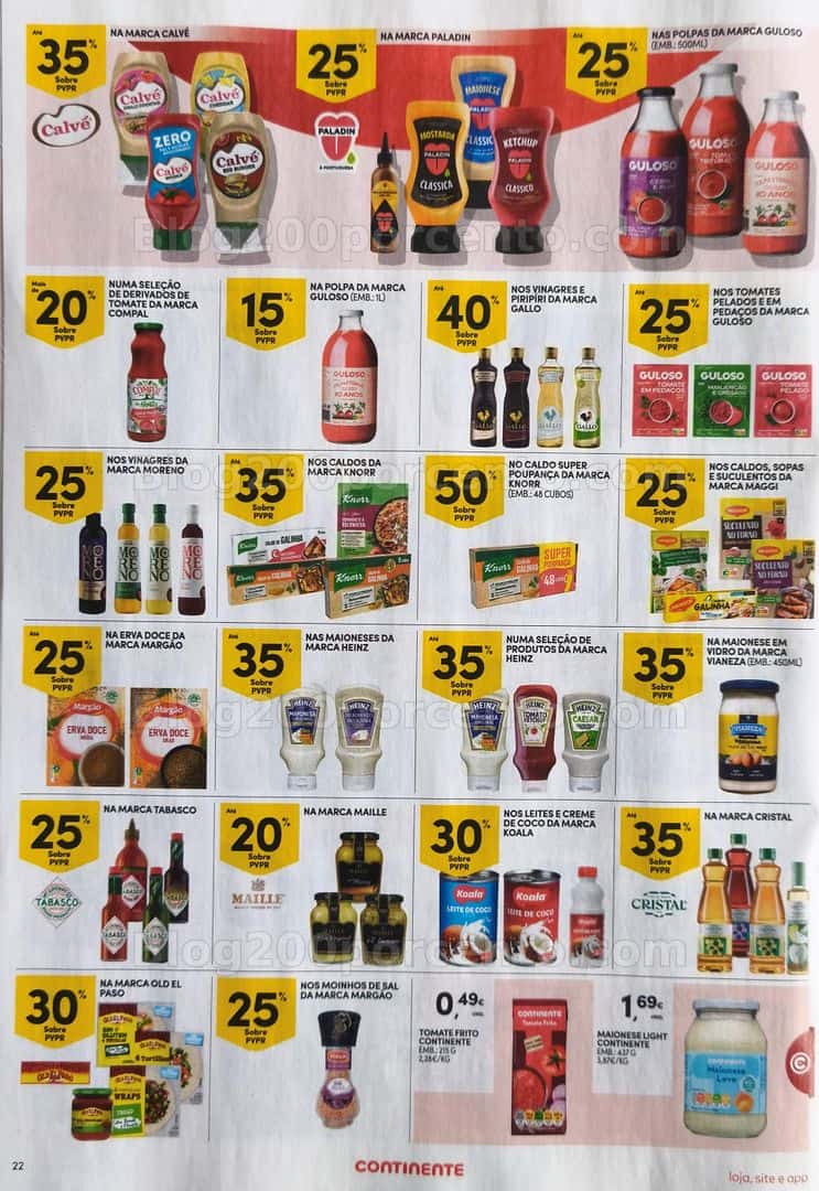 Antevisão Folheto CONTINENTE Promoções de 7 a 13 abril