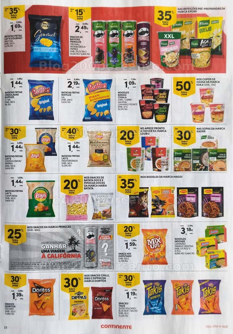 Antevisão Folheto CONTINENTE Promoções de 7 a 13 abril