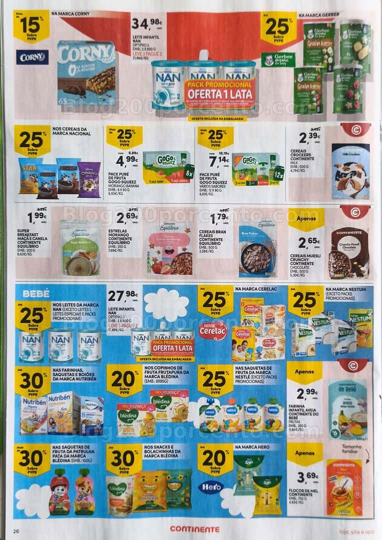 Antevisão Folheto CONTINENTE Promoções de 7 a 13 abril