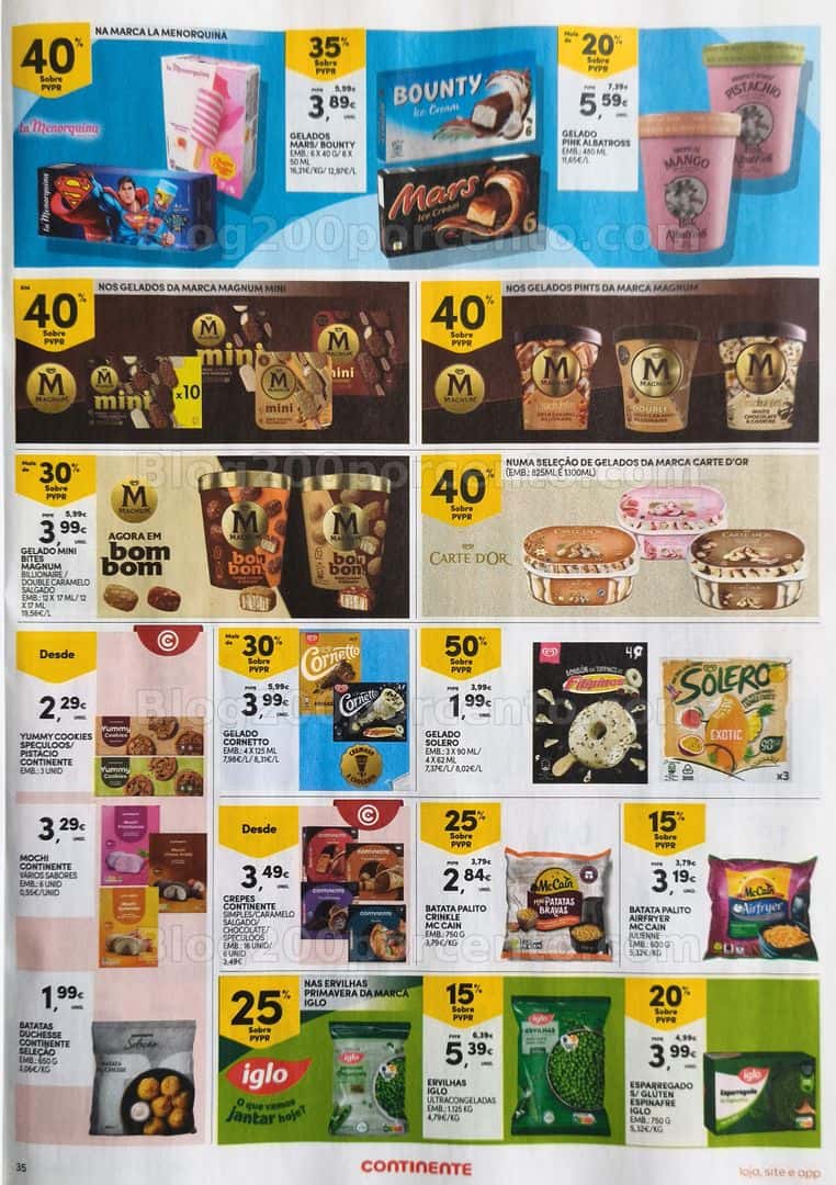 Antevisão Folheto CONTINENTE Promoções de 7 a 13 abril