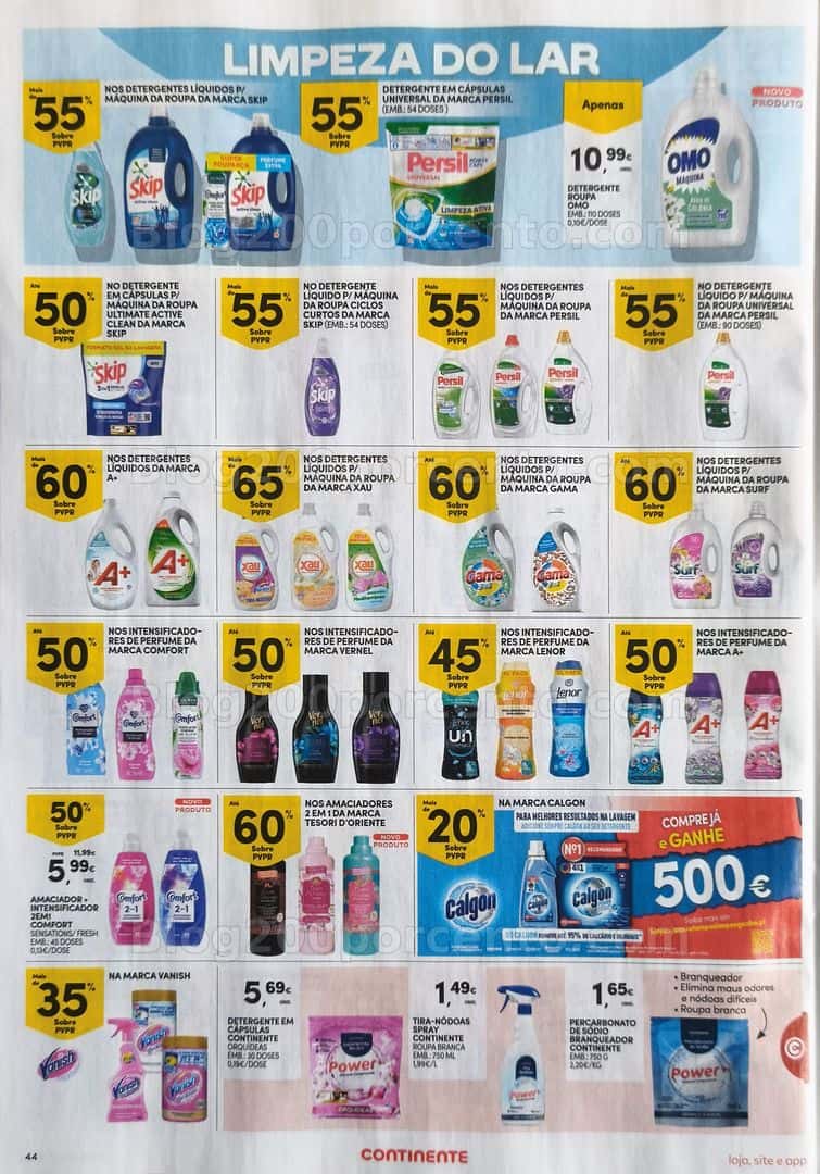 Antevisão Folheto CONTINENTE Promoções de 7 a 13 abril