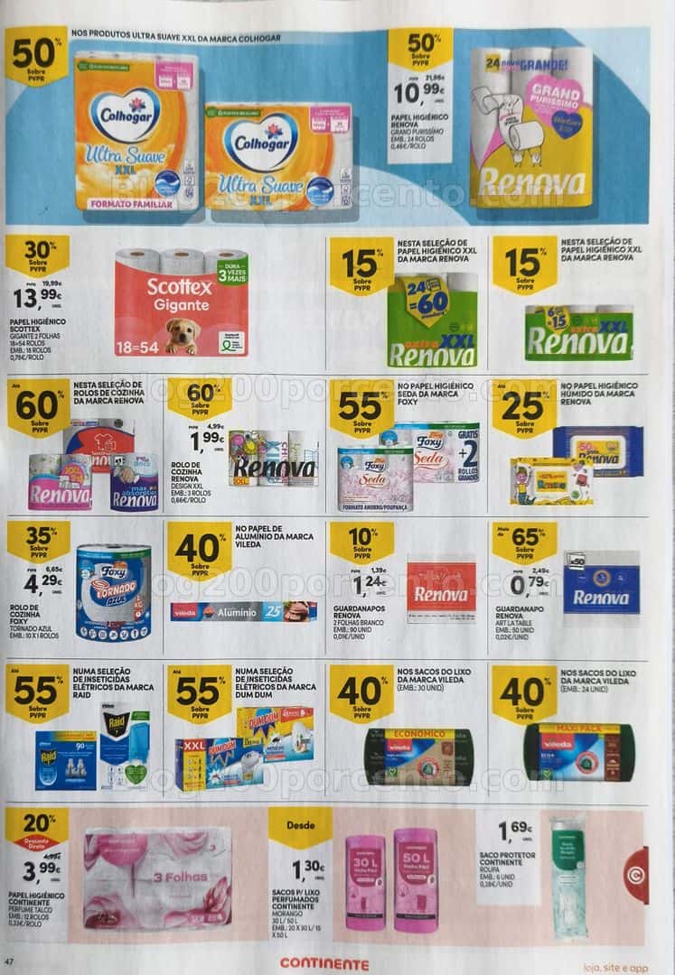 Antevisão Folheto CONTINENTE Promoções de 7 a 13 abril