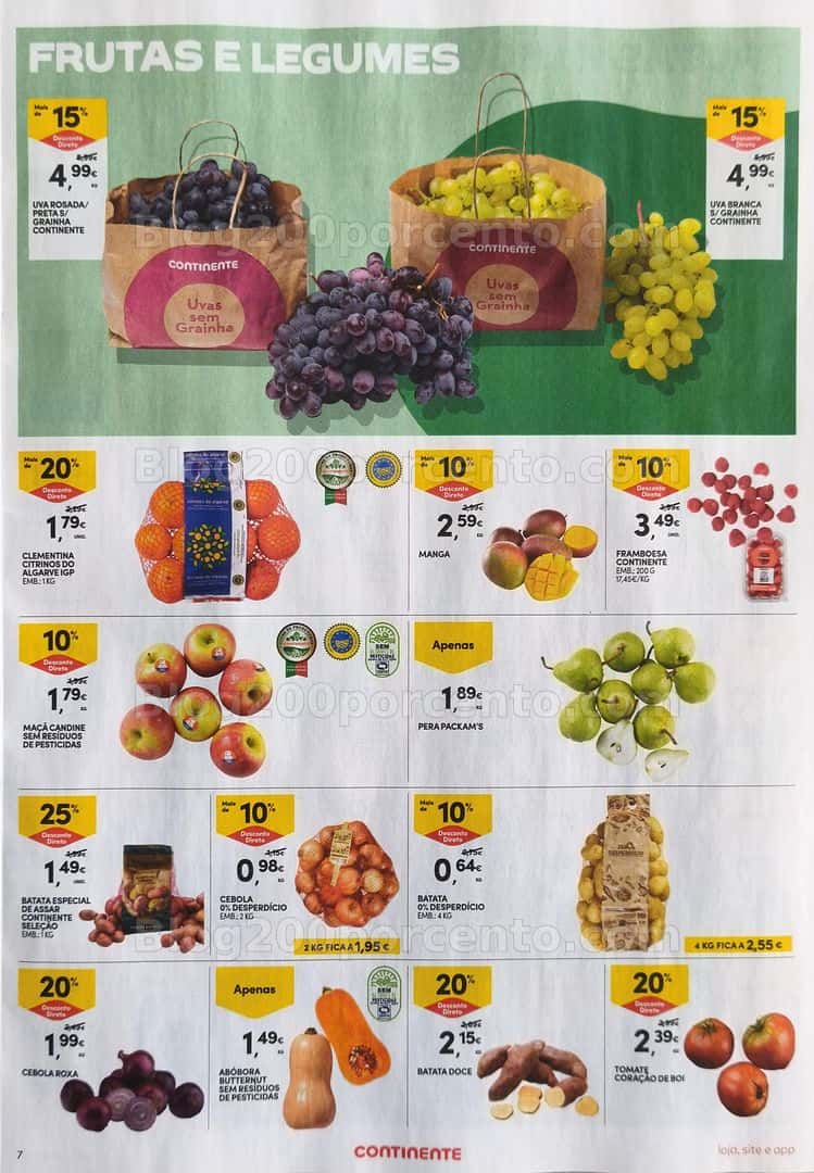 Antevisão Folheto CONTINENTE Promoções de 7 a 13 abril