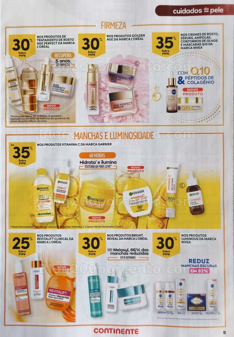 Antevisão Folheto CONTINENTE Beleza Promoções de 21 abril a 10 maio