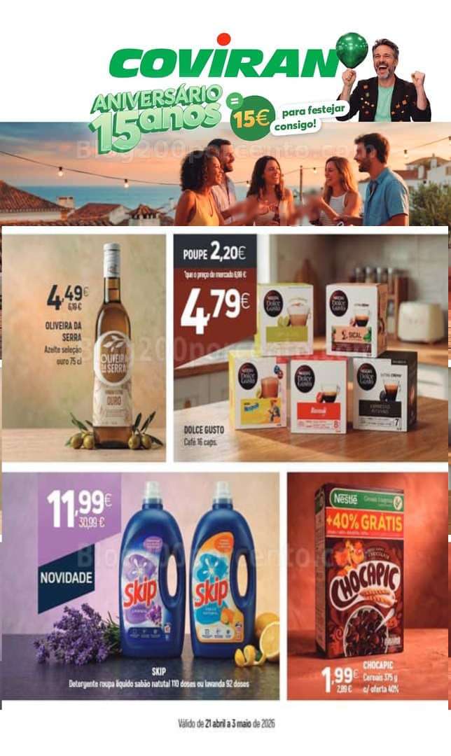 Antevisão Folheto COVIRAN Promoções de 21 abril a 3 maio