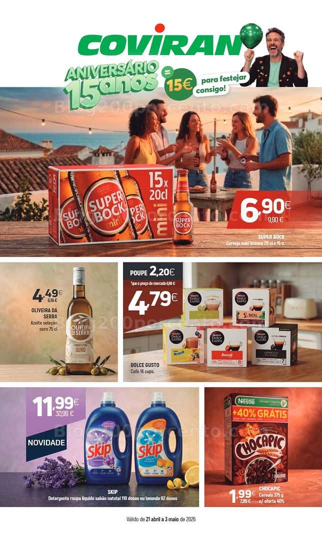 Antevisão Folheto COVIRAN Promoções de 21 abril a 3 maio