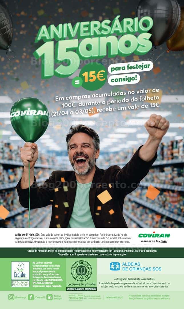 Antevisão Folheto COVIRAN Promoções de 21 abril a 3 maio