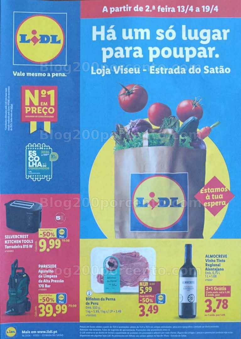 Antevisão Folheto LIDL Extra Promoções até 19 abril