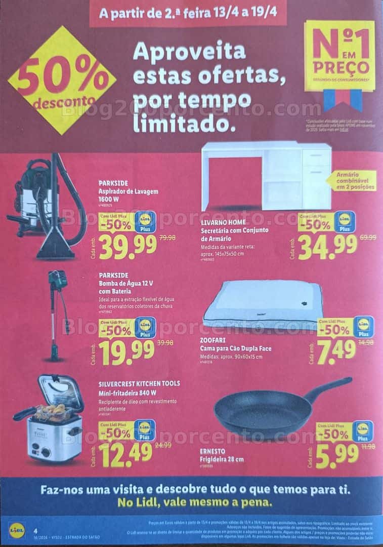 Antevisão Folheto LIDL Extra Promoções até 19 abril