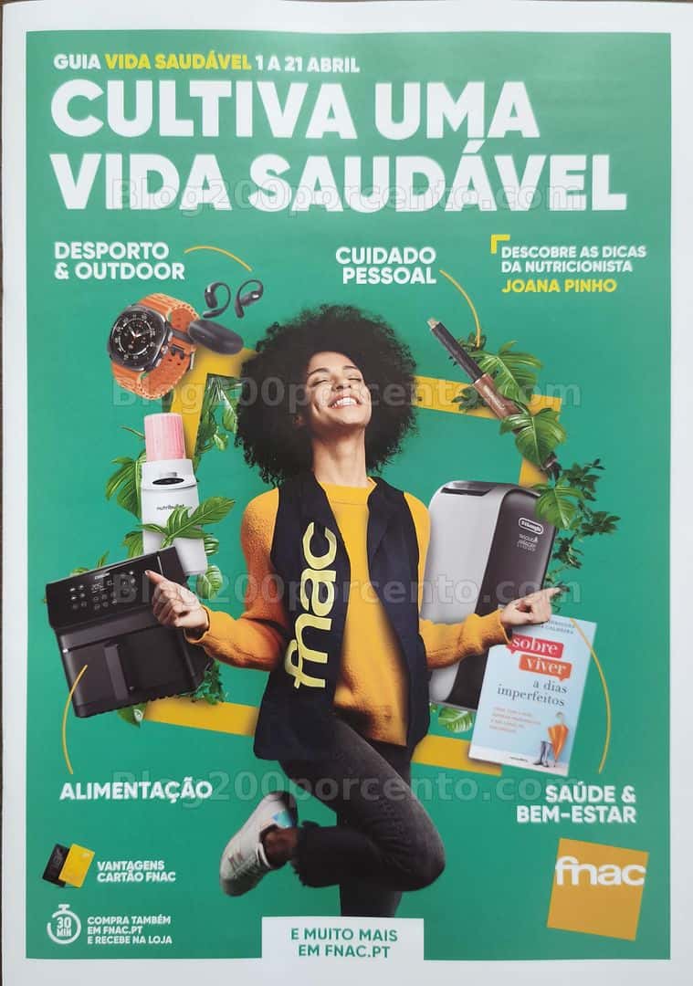 Antevisão Folheto FNAC Vida Saudável Promoções até 21 abril