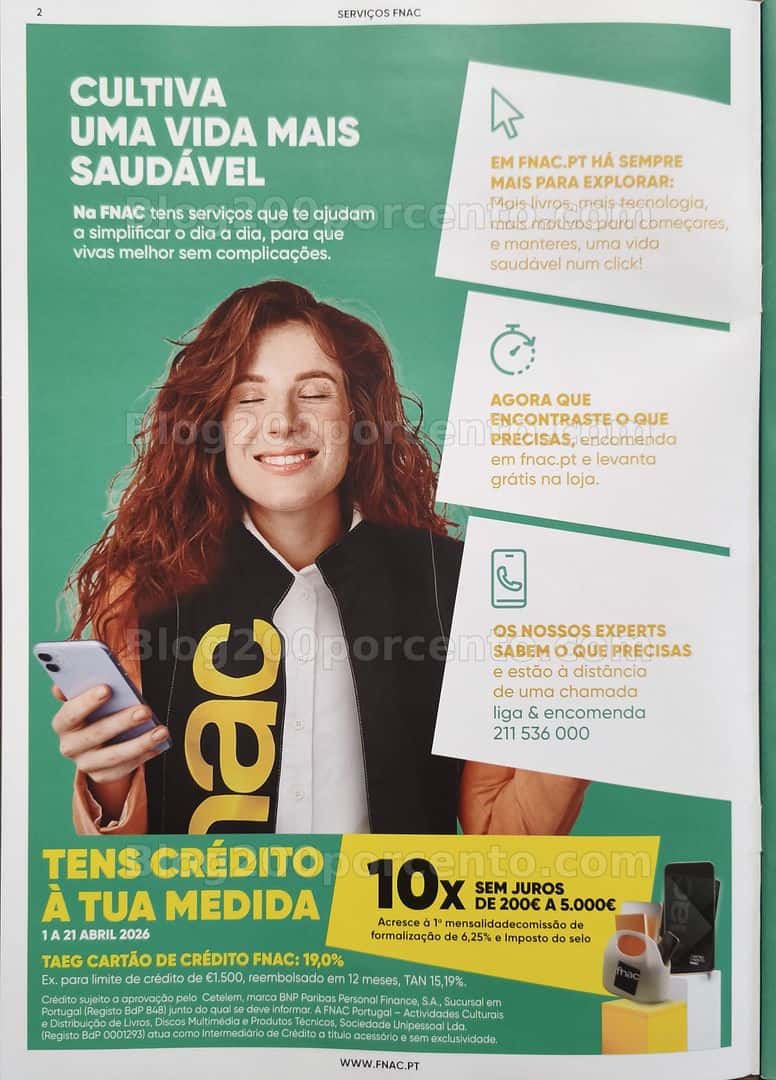 Antevisão Folheto FNAC Vida Saudável Promoções até 21 abril