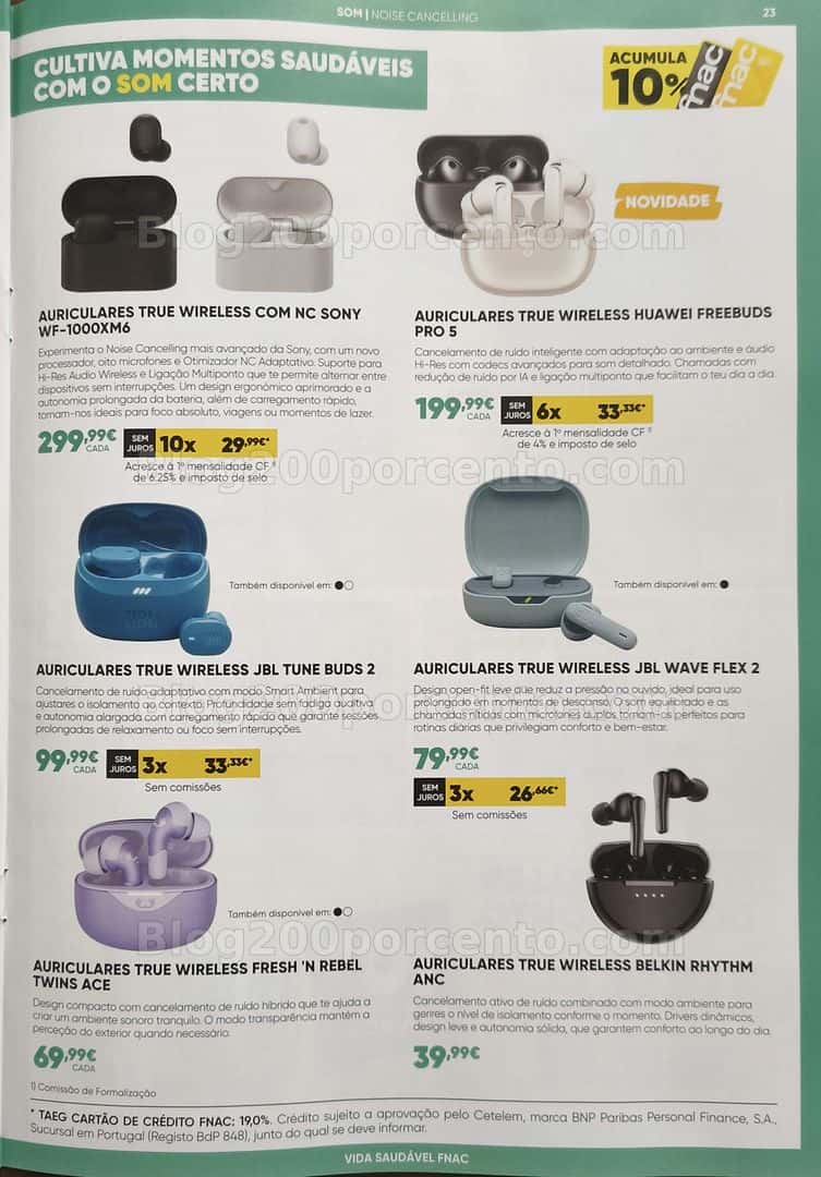 Antevisão Folheto FNAC Vida Saudável Promoções até 21 abril