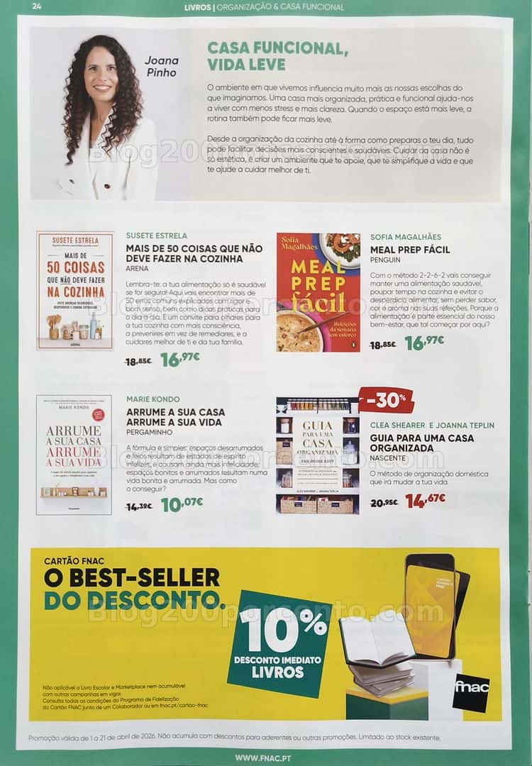 Antevisão Folheto FNAC Vida Saudável Promoções até 21 abril