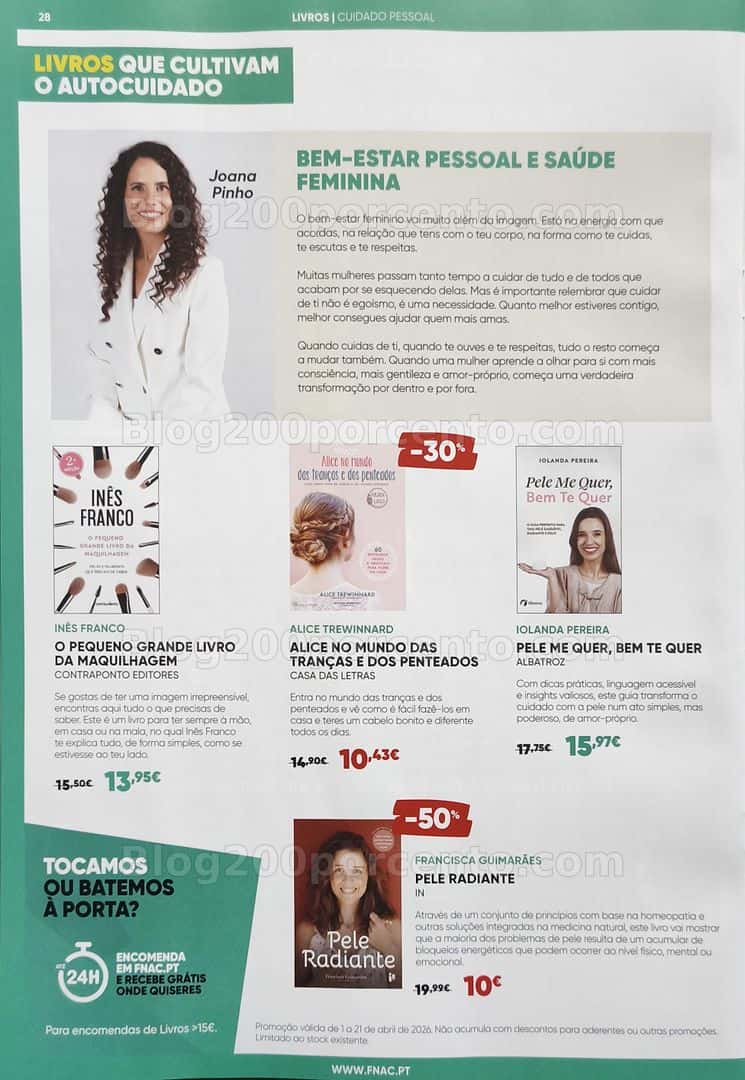 Antevisão Folheto FNAC Vida Saudável Promoções até 21 abril