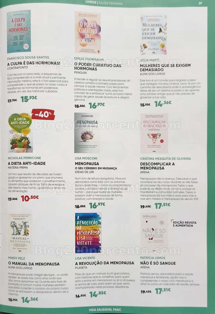 Antevisão Folheto FNAC Vida Saudável Promoções até 21 abril