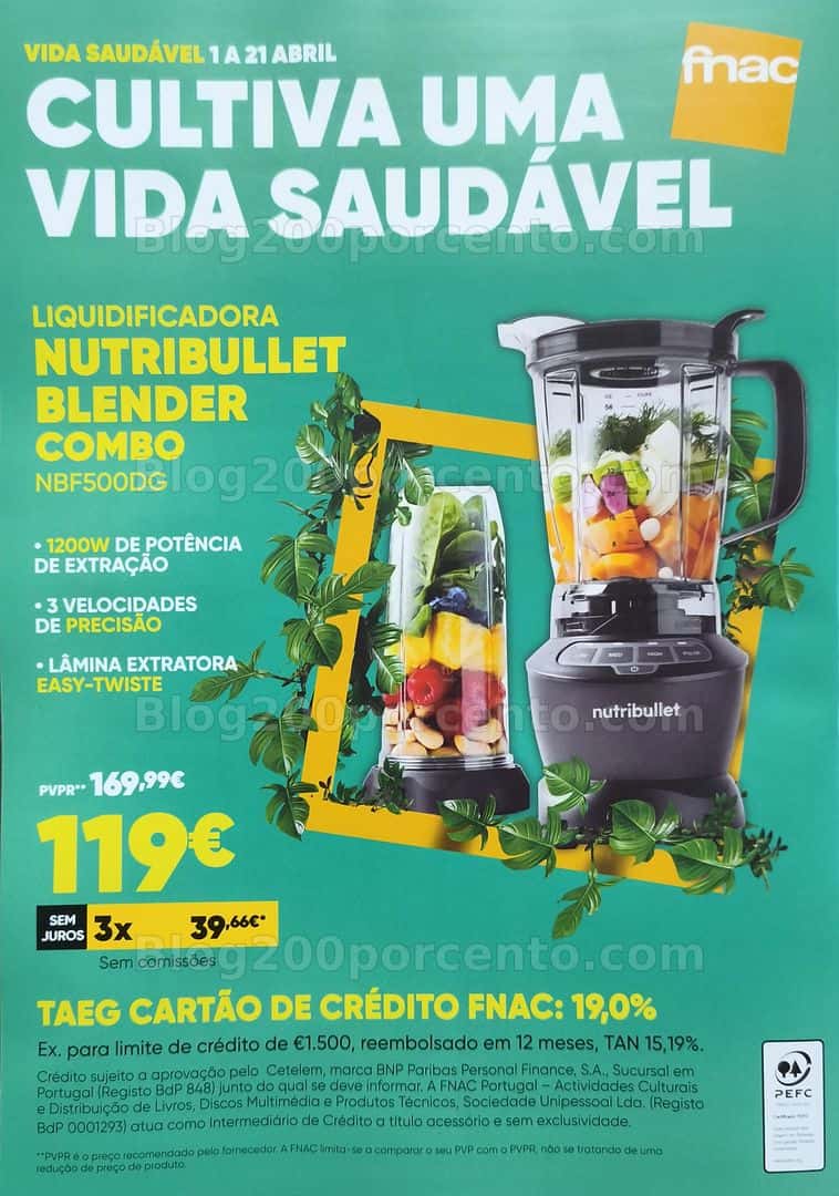 Antevisão Folheto FNAC Vida Saudável Promoções até 21 abril