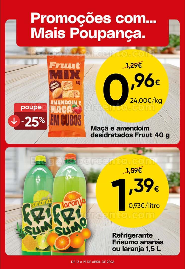 Antevisão Folheto FROIZ Promoções de 13 a 19 abril