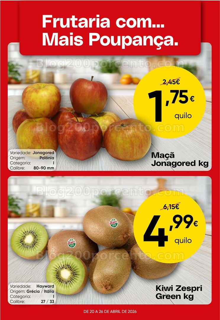 Antevisão Folheto FROIZ Promoções de 20 a 26 abril