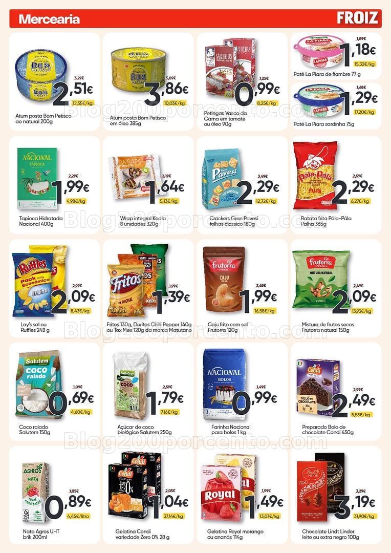 Antevisão Folheto FROIZ Promoções de 29 abril a 13 maio