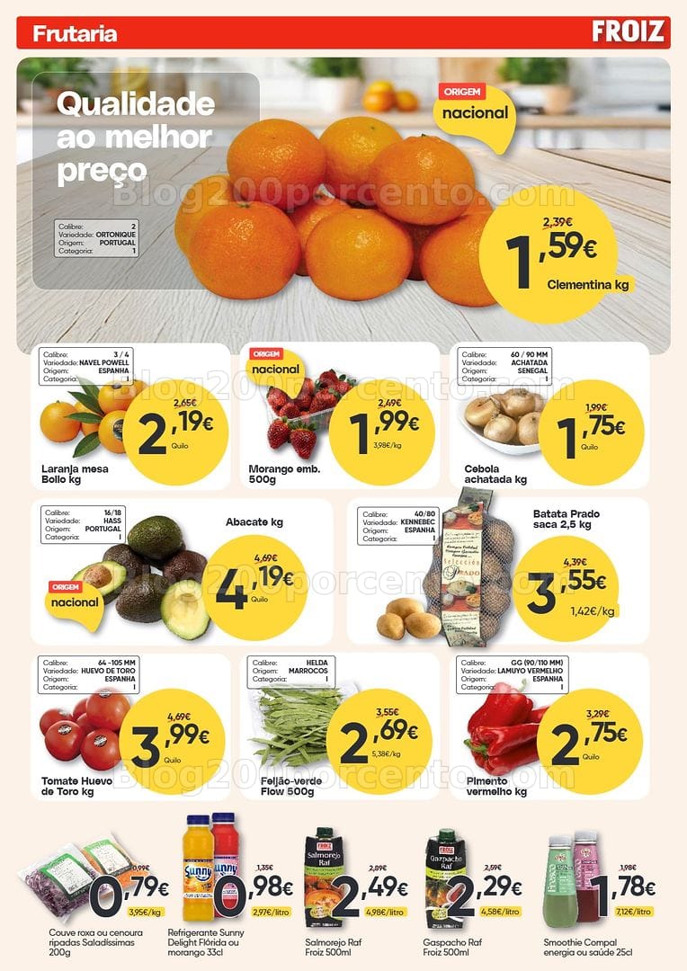 Antevisão Folheto FROIZ Promoções de 29 abril a 13 maio