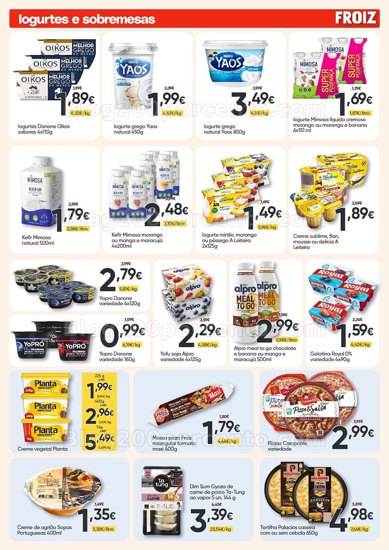 Antevisão Folheto FROIZ Promoções de 29 abril a 13 maio