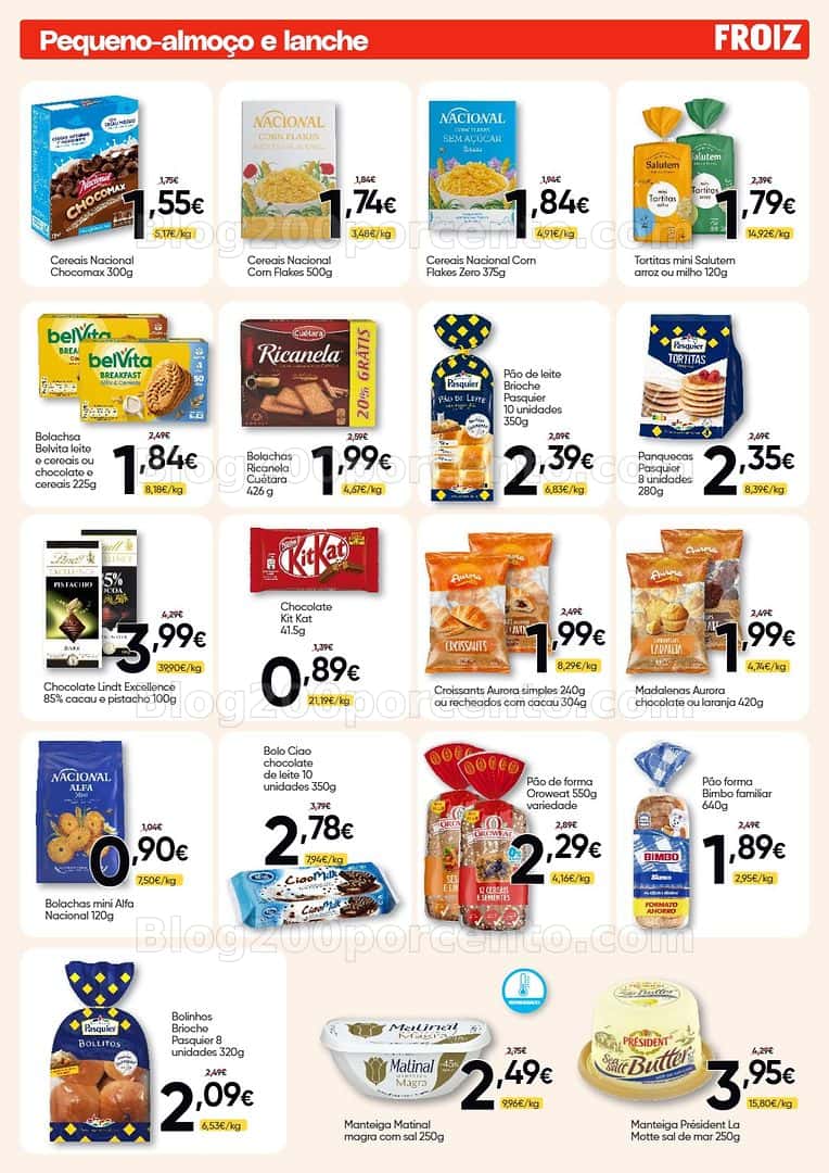 Antevisão Folheto FROIZ Promoções de 9 a 28 abril